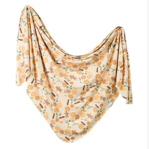 Copper Pearl Swaddle- Cider Print NWT
